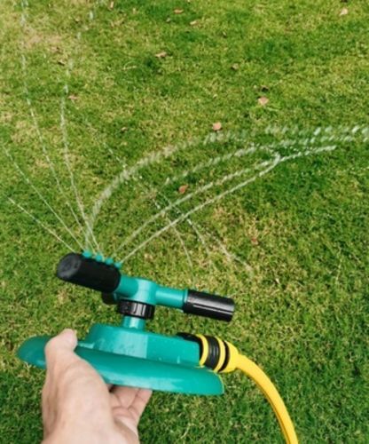 360 Degree Automatic Rotating Garden Lawn Water Sprinklers System photo review