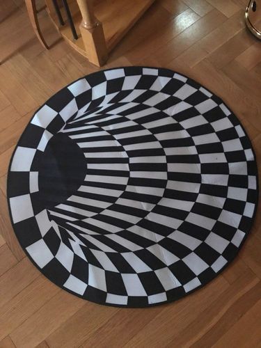3D Vortex Illusion Carpet photo review