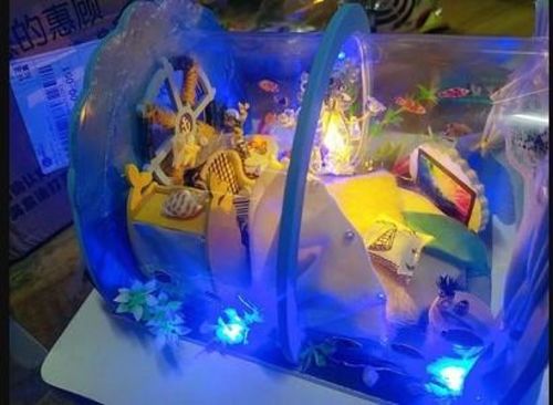 3D Under The Sea Ocean & Fish Room Tent Doll House For Children photo review