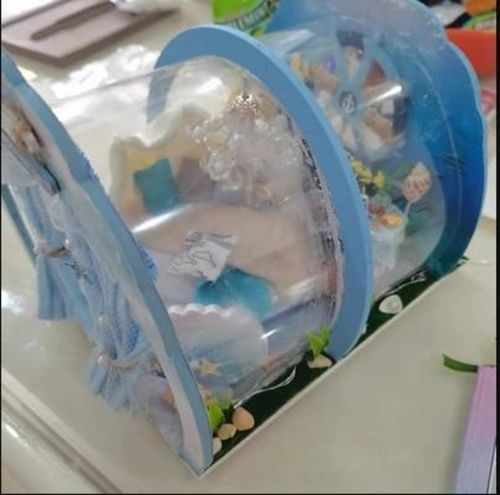 3D Under The Sea Ocean & Fish Room Tent Doll House For Children photo review