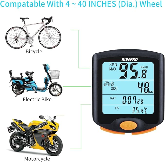 Premium Waterproof Smart Bike Speedometer Computer