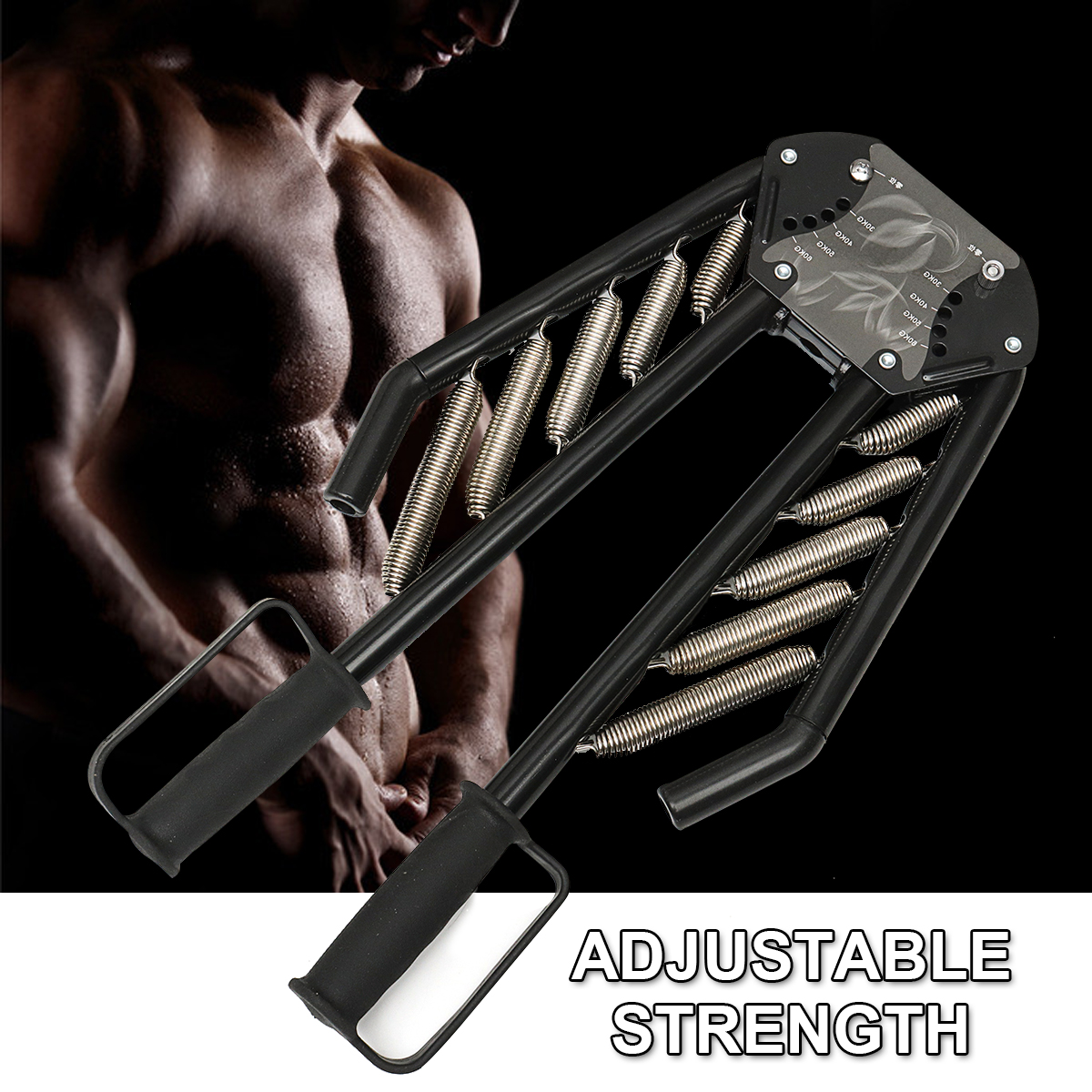 Premium Adjustable Chest Exerciser Resistance Workout Tool