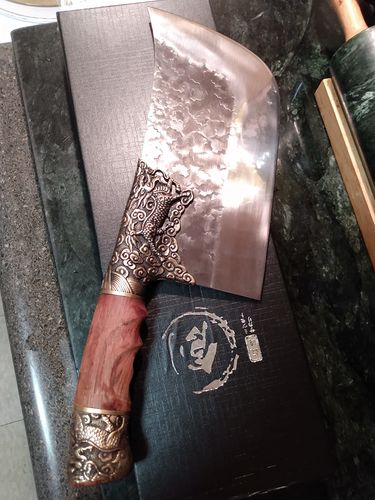 Stainless Steel Dragon Cleaver photo review