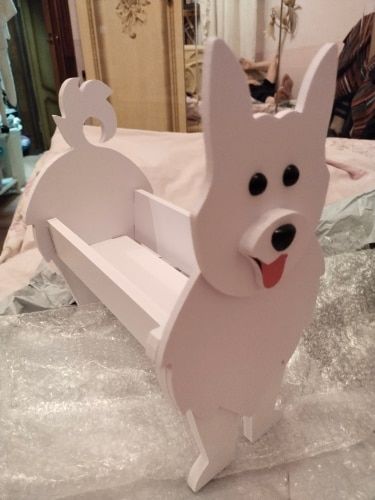 Cute Hand-Made Dog-Shaped Flower Pots Planter photo review