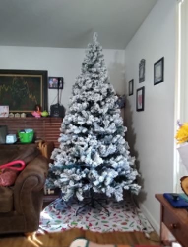 Exclusive White S Effect Artificial Christmas Tree photo review