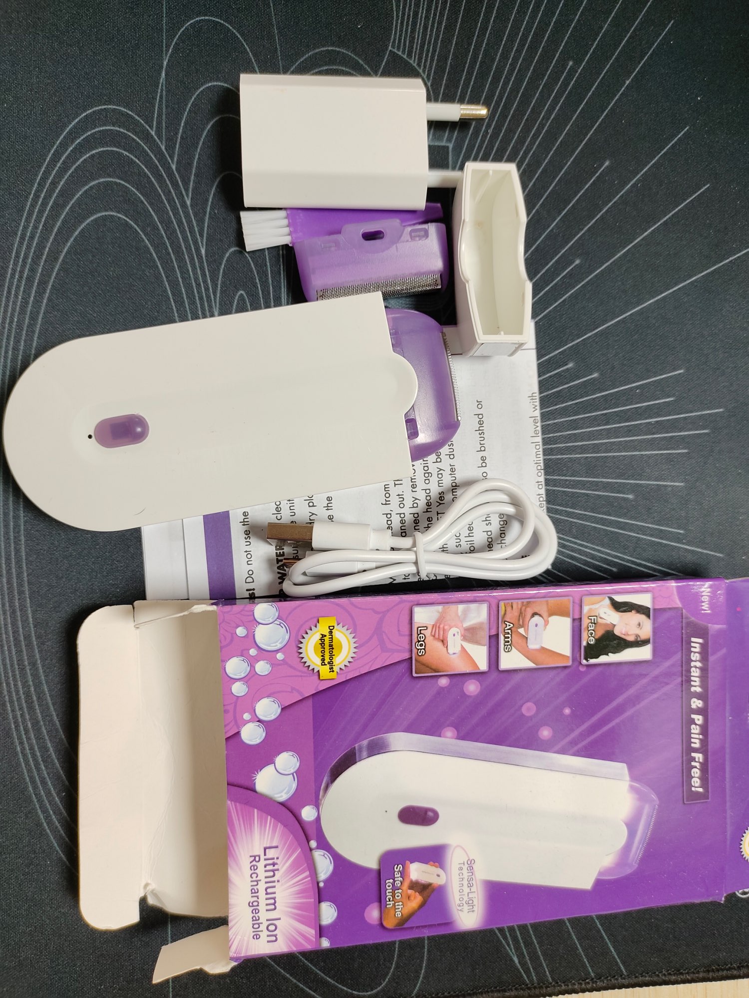 Finishing Touch Hair Remover Painless Epilator With Micro
