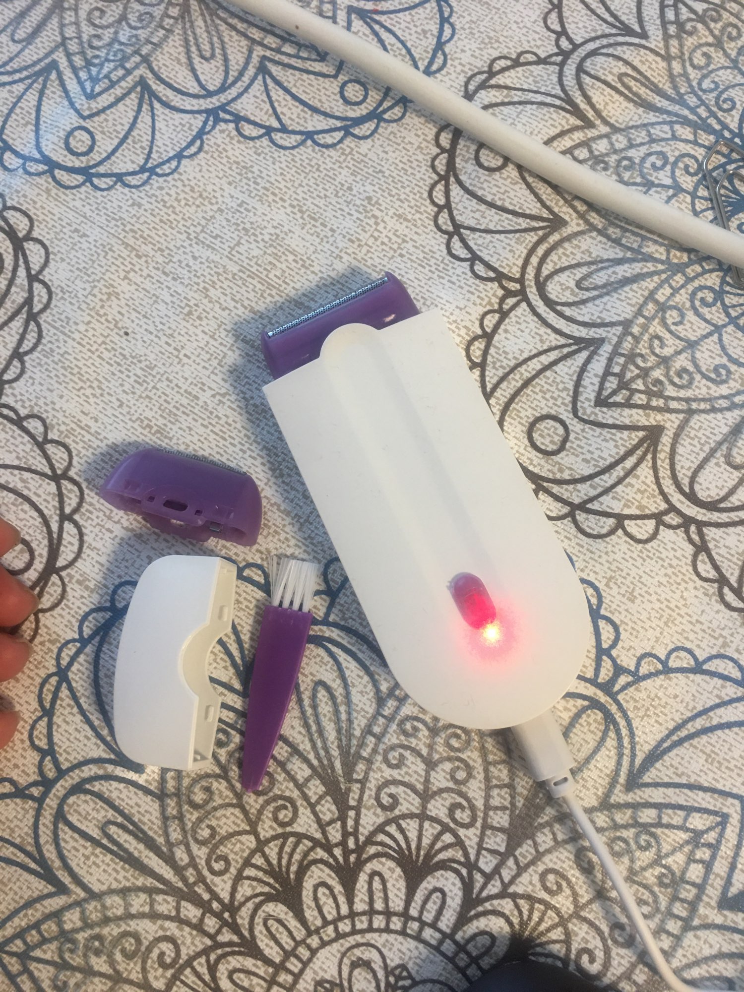 Finishing Touch Hair Remover Painless Epilator With Micro Vibrations photo review