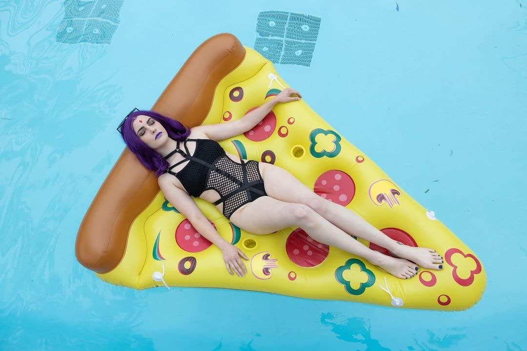 Giant Pizza Slice Pool Floaty Party Toys photo review