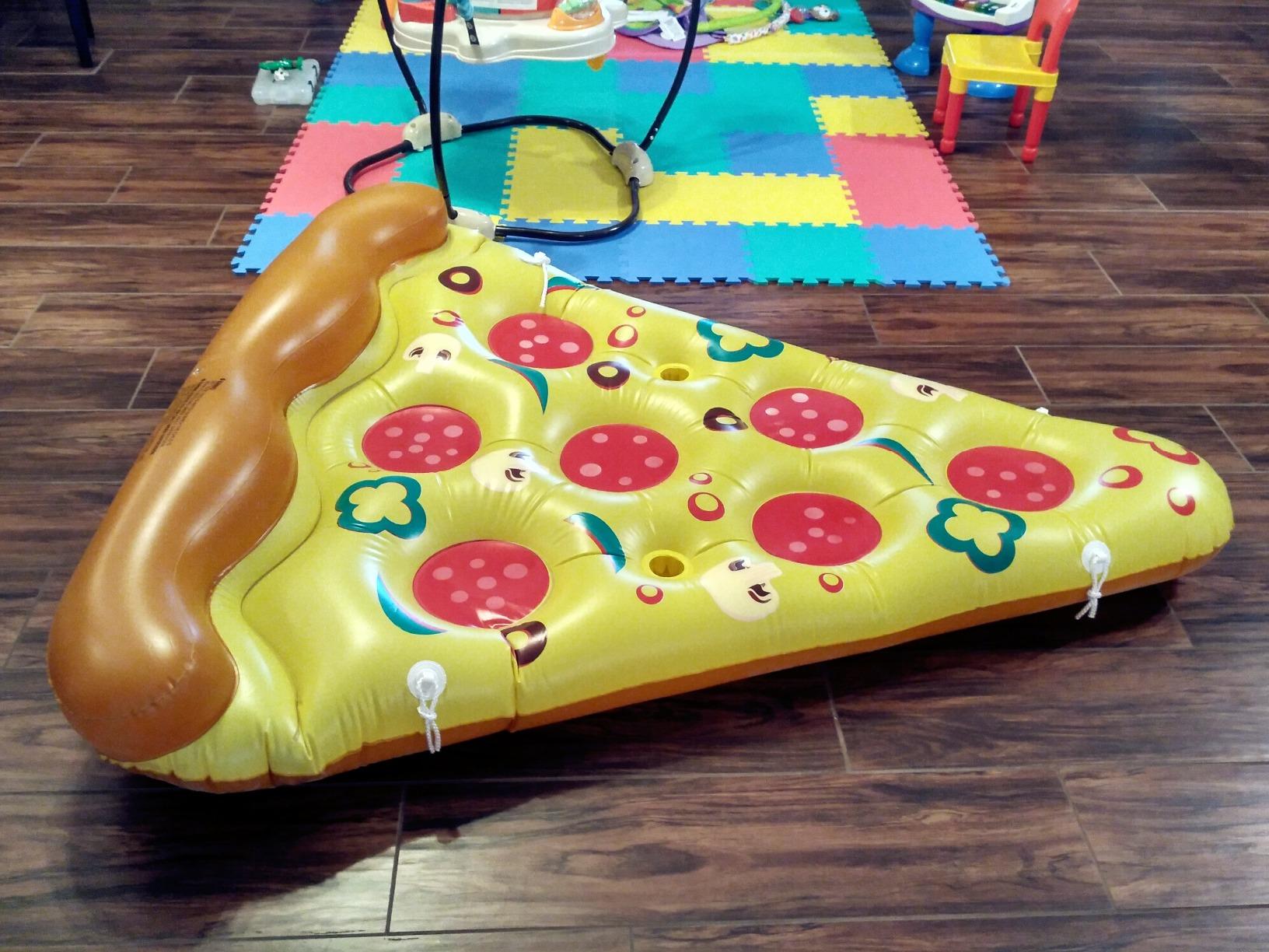 Giant Pizza Slice Pool Floaty Party Toys photo review