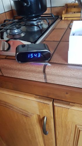 Alarm Clock Camera 1080P photo review