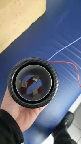 Led Light Stainles Steel Muffler Tip Modification Luminous Tube Inlet Carbon Fiber Exhaust photo review