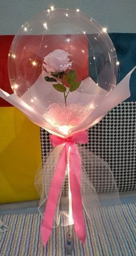 Led Luminous Balloon Rose Bouquet photo review
