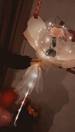 Led Luminous Balloon Rose Bouquet photo review