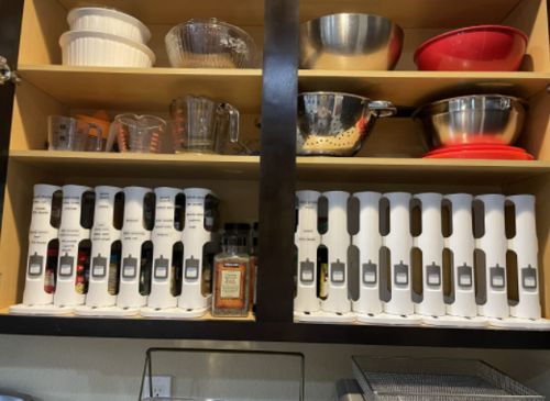 Multi-Function Rotating Storage Rack Kitchen Spice Organiser photo review