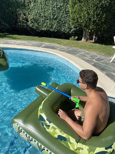 Pool Punisher Inflatable Tank Pool Float Pool Toys Pool Inflatables Swimming Pool Float photo review