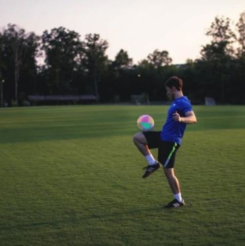 Reflective Soccer Ball Luminous Night Glow Footballs Adult Child Training photo review