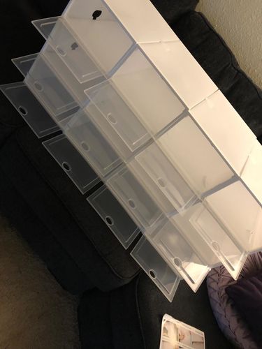 Stackable Shoe Box Organizer photo review